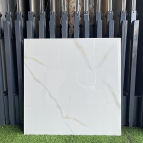 Gạch Ấn Độ CITY LINE WHITE GLOSSY (800x800mm)
