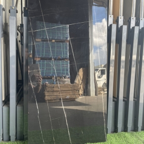 Gạch Ấn Độ MAZE BLACK HIGHGLOSS (600x1200mm)