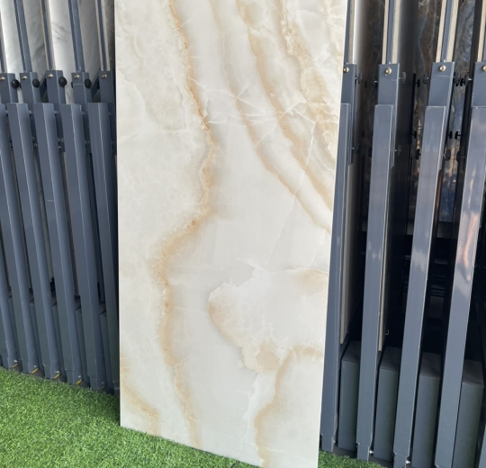 Gạch Ấn Độ SCARA GOLD GLOSSY (600x1200mm)